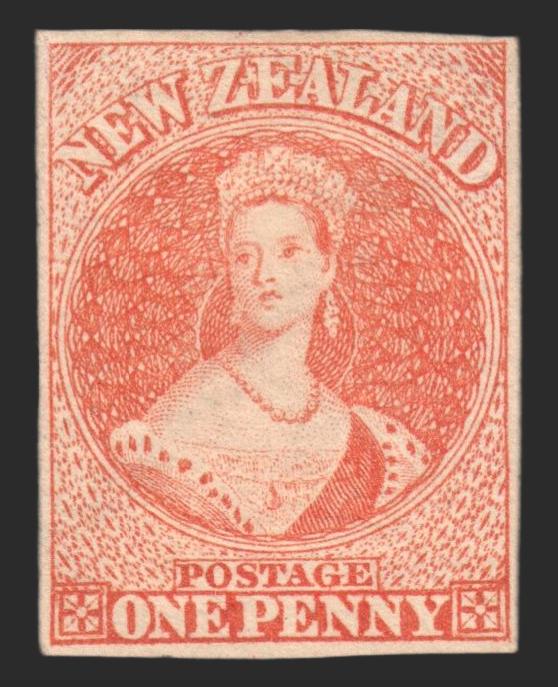 New Zealand Chalon Head Stamps